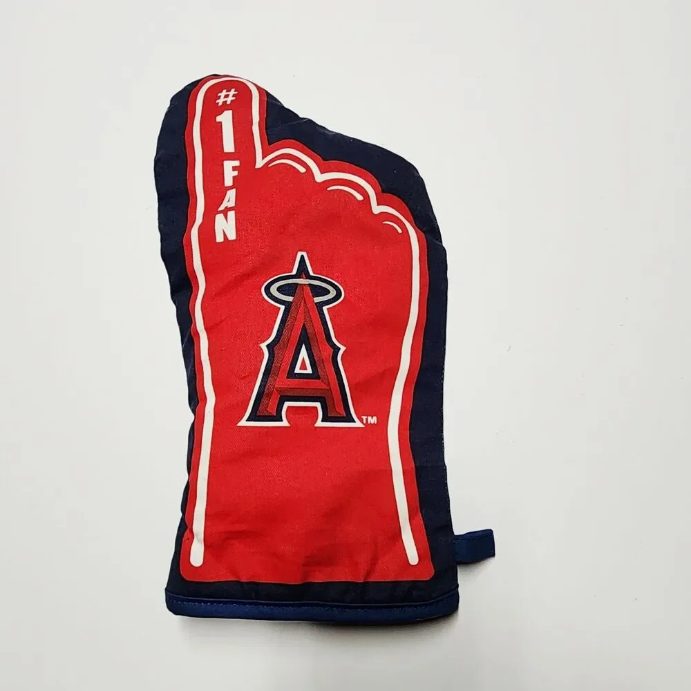 Anaheim ANGELS MLB #1 OVEN MITT Grill Fire Pit UT You The Fan Trout Baseball Fan